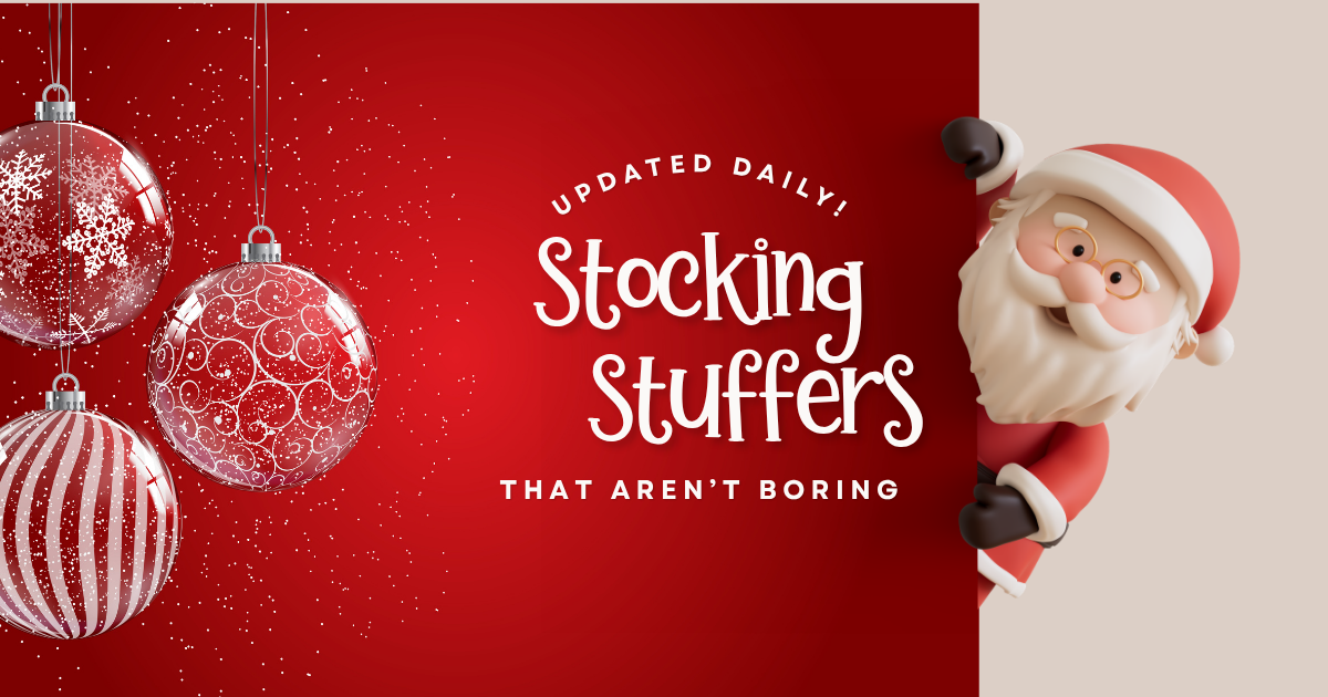 Stocking Stuffers That Aren’t Boring: 57 Funny, Useful & Unexpected Gift Ideas